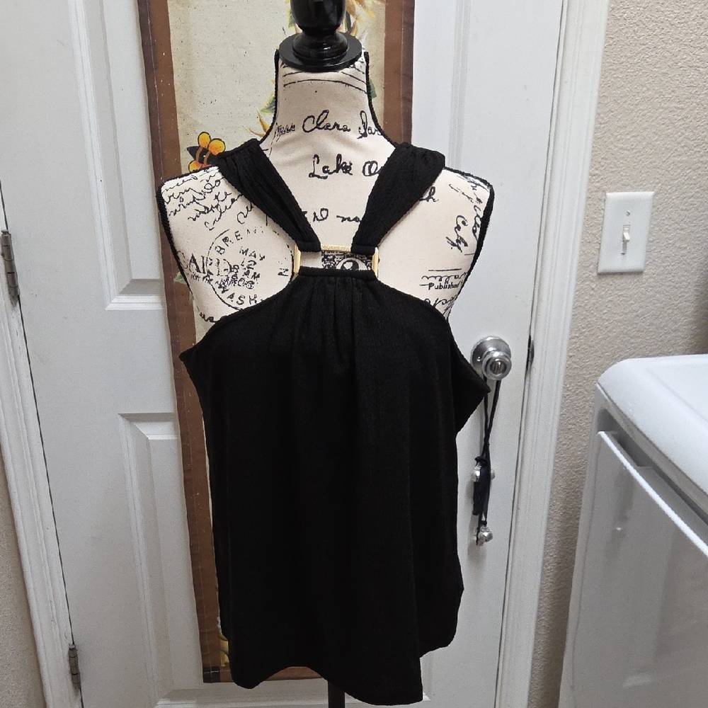 Black Halter Top